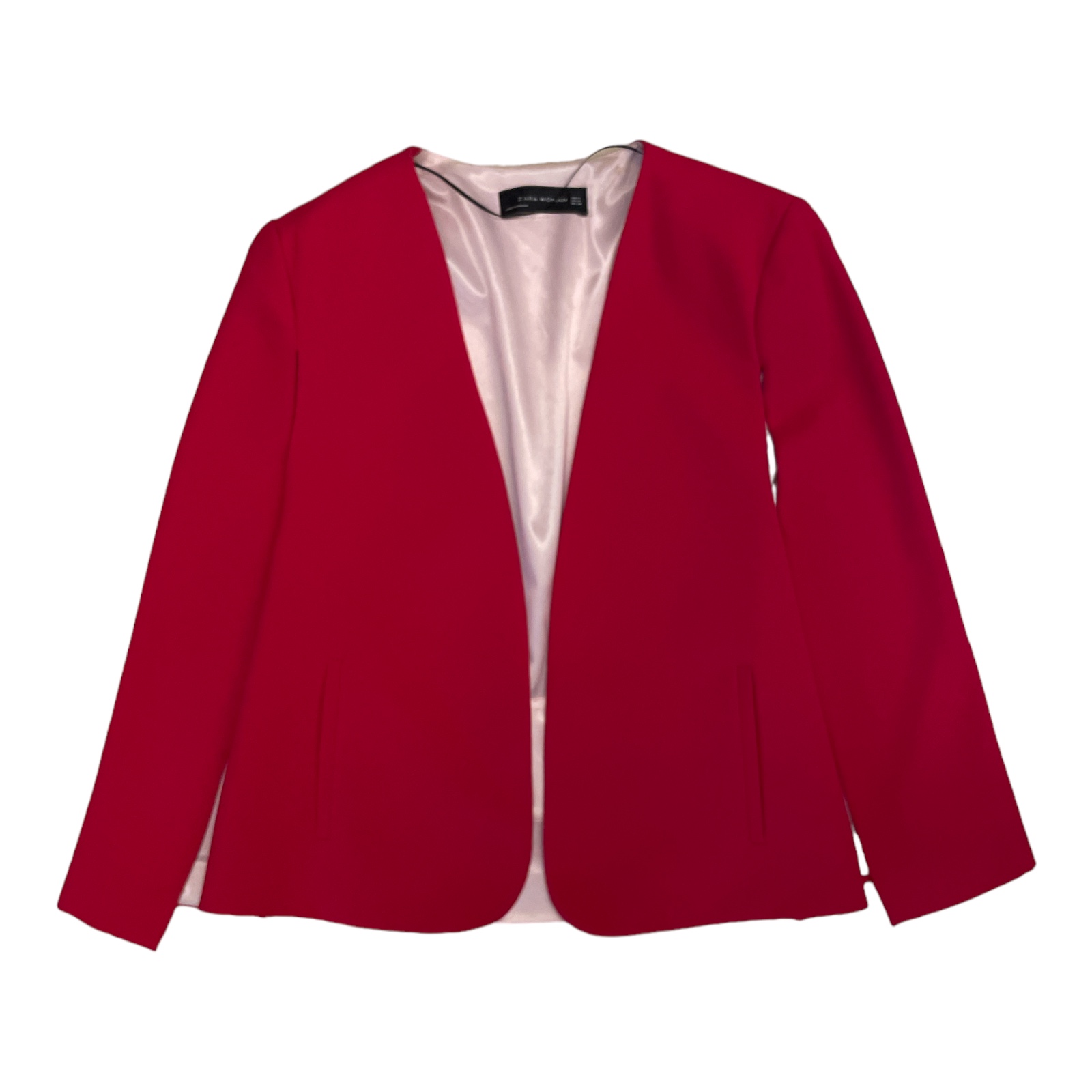 Zara_Pink_Blazer_With_Cape-Style_Sleeves_Front
