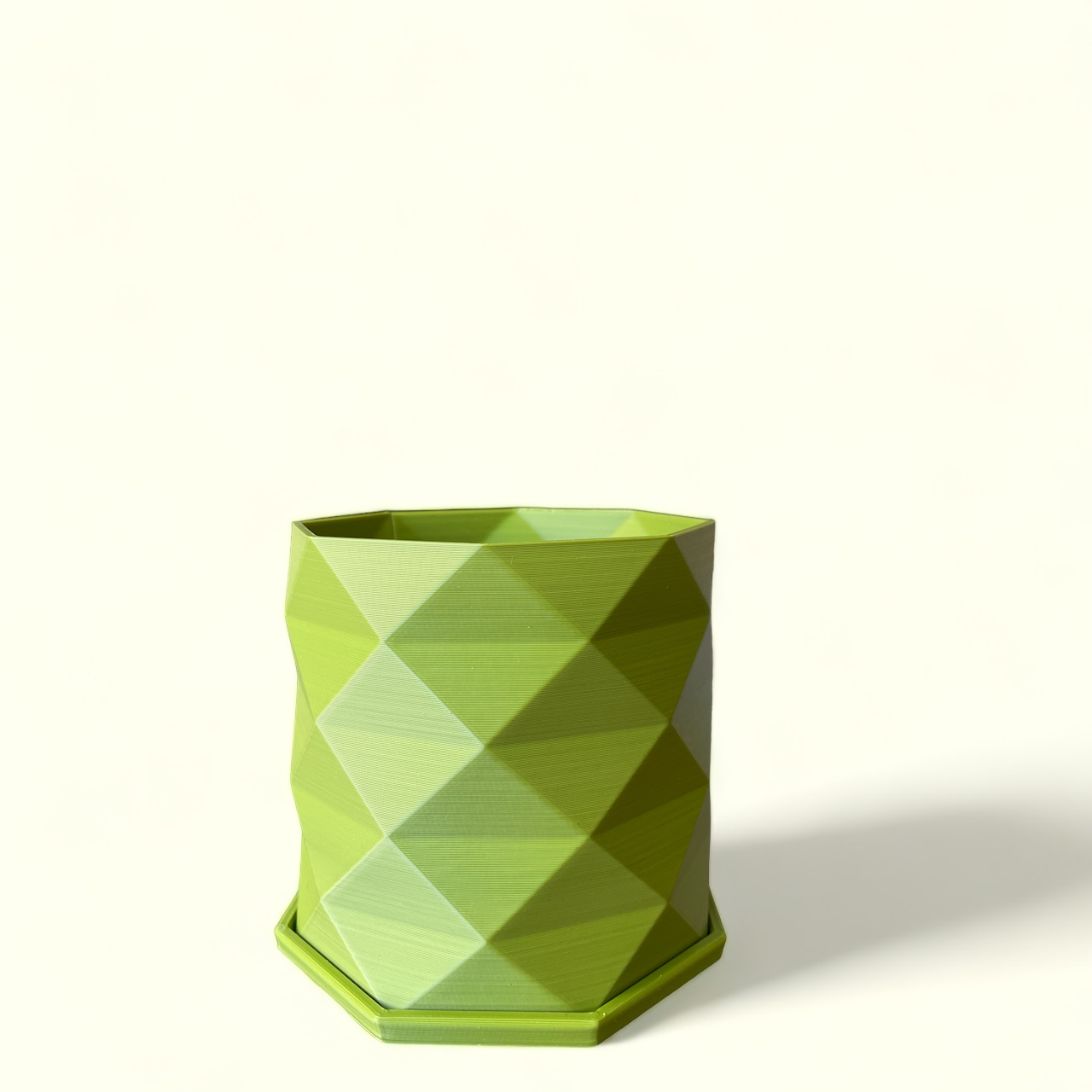 The Rogerie Self Watering Planter [Houston] Martini Green