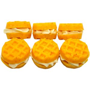 Orange Cream Mini Waffle Soaps