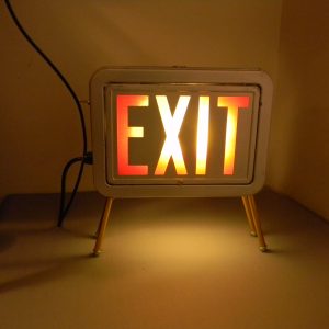 Cool Retro Exit Sign